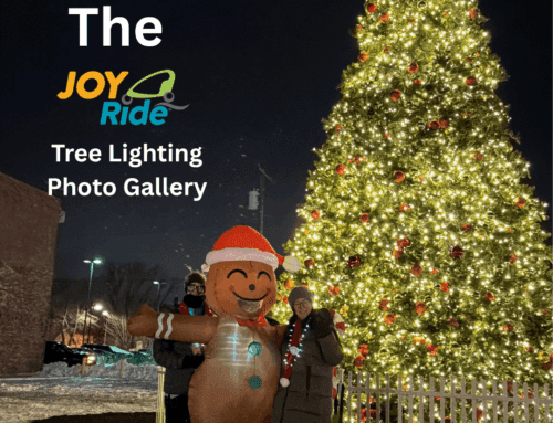 JOYRide at the Michigan City Tree Lighting Ceremony 2025